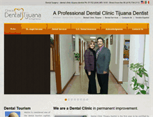 Tablet Screenshot of clinicadentaltijuana.com
